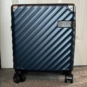 Blue Carry-On Suitcase